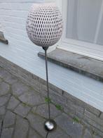 lampadaire rotin IKEA, Maison & Meubles, Lampes | Lampadaires, Comme neuf, Enlèvement, 100 à 150 cm, Métal