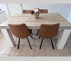 Tafel met 4stoelen, Huis en Inrichting, Ophalen, Zo goed als nieuw