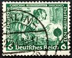 Deutsches Reich: WAGNER "Meistersinger" 1933, Postzegels en Munten, Ophalen of Verzenden, Overige periodes, Gestempeld