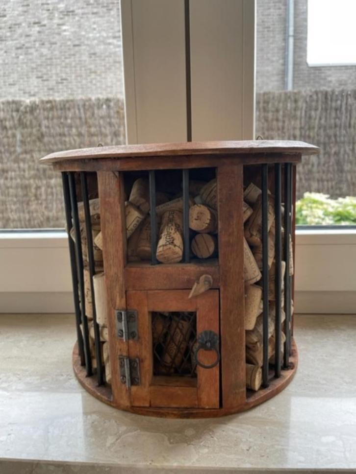 Decoratief houten vogelkooitje, Huis en Inrichting, Woonaccessoires | Overige, Ophalen