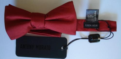 Antony Morato strikje/vlinderdas-nœud papillon-bow tie, Kleding | Heren, Stropdassen, Nieuw, Effen, Rood, Verzenden
