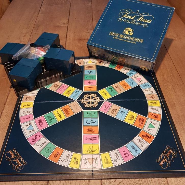 Trivial Persuit Genus Belgische Editie, Hobby en Vrije tijd, Gezelschapsspellen | Bordspellen, Gebruikt, Vijf spelers of meer