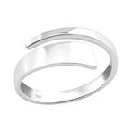 Bague ouverte pour femme en argent sterling 925 - OP=OP !, Neuf, Enlèvement ou Envoi, 18 à 19, Femme