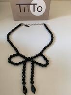 Nieuwe, héél prachtige, moderne zwarte halsketting., Handtassen en Accessoires, Kettingen, Ophalen, Nieuw, Zwart