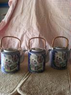 3 Chinese theepotten, Ophalen