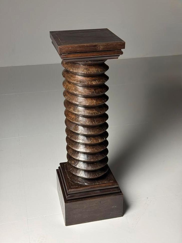 Franse zuil wijnpers antiek, Huis en Inrichting, Woonaccessoires | Zuilen en Pilaren, Zo goed als nieuw, Ophalen