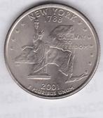 VS-valuta: 25 cent 2001 P - New York, Ophalen of Verzenden, Noord-Amerika, Losse munt