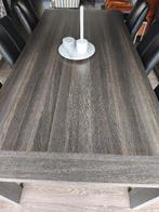 Houten zwarte eettafel, Huis en Inrichting, Tafels | Eettafels, Ophalen, 200 cm of meer, 50 tot 100 cm, Zo goed als nieuw