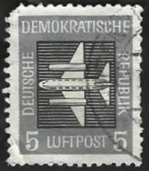 1 Postzegel DDR (Oost-Duitsland) 1957 Vliegtuig (DDR 131), Postzegels en Munten, Postzegels | Europa | Duitsland, Gestempeld, DDR