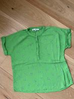 Bloesje korte mouw CKS 12 jaar groen met print, Kinderen en Baby's, Kinderkleding | Maat 152, Ophalen, Meisje, Cks, Overhemd of Blouse