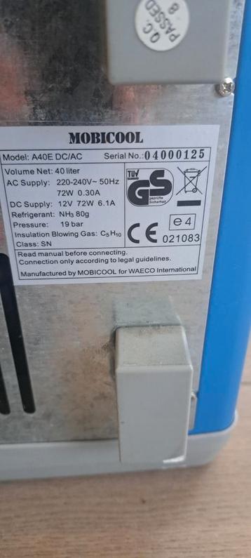 Koelbox Mobicool, Enlèvement, Utilisé, Glacières