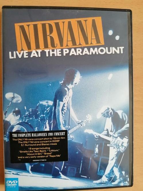 DVD Nirvana - Live At The Paramount, CD & DVD, DVD | Musique & Concerts, Enlèvement ou Envoi