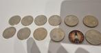 12 Médaille euro Belgique patrimoines, Timbres & Monnaies, Pièces & Médailles, Enlèvement ou Envoi