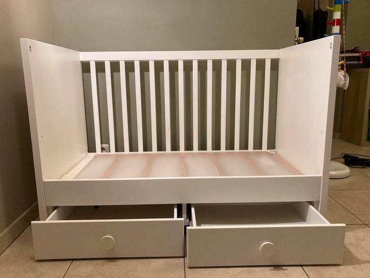 Babybed Ikea 60x120, Kinderen en Baby's, Kinderkamer | Bedden, Gebruikt, Ophalen