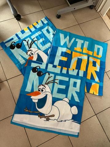 Set van 3 nieuwe strand handdoeken Olaf ( Frozen - Disney )  beschikbaar voor biedingen