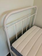 metalen eenpersoonsbed in goede staat, Huis en Inrichting, Slaapkamer | Bedden, Ophalen, Gebruikt, 90 cm, Eenpersoons