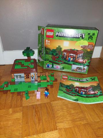 LEGO Minecraft 21115 LA PREMIERE NUIT - complet, Enlèvement ou Envoi, Comme neuf, Ensemble complet, Lego