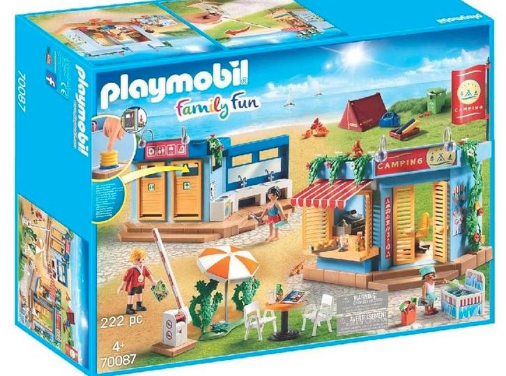 Playmobil 70087 grote camping, Kinderen en Baby's, Speelgoed | Playmobil, Gebruikt, Complete set, Ophalen