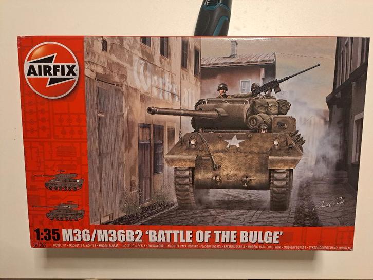 Airfix | Nr. A1366 | 1:35 - M36/M36B2, Hobby en Vrije tijd, Modelbouw | Auto's en Voertuigen, Nieuw, Tank, 1:32 tot 1:50, Airfix