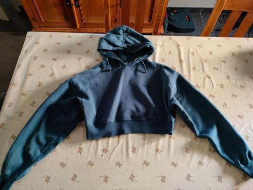 Iets Frans - hoodie kort - blauw - maat s, Kleding | Dames, Truien en Vesten, Gedragen, Maat 36 (S), Blauw, Ophalen of Verzenden
