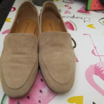 Loafers beige daim maat 38,5 Moda Vanluechene beschikbaar voor biedingen