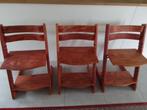 Trip Trap stoelen , 3 stuks, Huis en Inrichting, Stoelen, Ophalen, Gebruikt, Rood, Hout