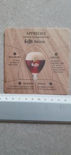 Sous bock Leffe brune recto/verso, Ophalen of Verzenden, Nieuw, Viltje(s), Leffe