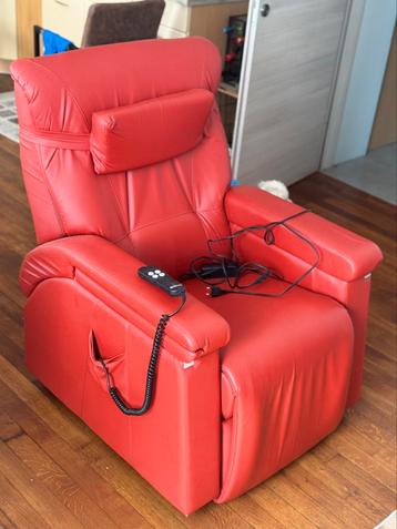 Fauteuil releveur - relax électrique de marque Revilax, Enlèvement, Comme neuf, Cuir