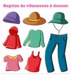Reprise de vêtements a donner, Ophalen, Dames