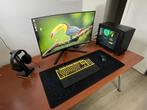 Volledige Game PC RTX3060 Ryzen7 32GB,2TB,32"Curved Steel, 32 GB, Zo goed als nieuw, 2 TB, AMD Ryzen 7