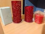 Bougeoir et bougies partylite, Maison & Meubles, Accessoires pour la Maison | Bougeoirs & Bougies, Rouge, Enlèvement ou Envoi