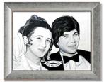 Paola en Domenico (Bruiloft 1972) Schilderij, Nieuw, Techniek, Ophalen, Montana Giuseppe