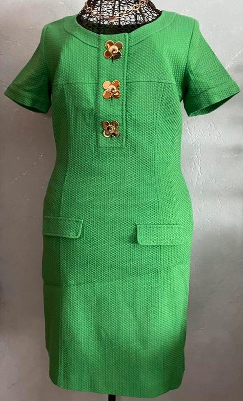 Caroline Biss 36 Nieuw mooie aansluitende jurk, Kleding | Dames, Jurken, Nieuw, Maat 36 (S), Groen, Knielengte, Ophalen of Verzenden