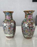 2 chinese vaasjes 16 cm hoog, Antiquités & Art, Antiquités | Vases, Enlèvement ou Envoi