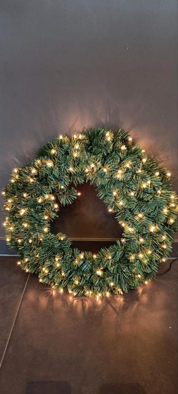 Kerstkrans met ingebouwde verlichting, Enlèvement ou Envoi, Comme neuf