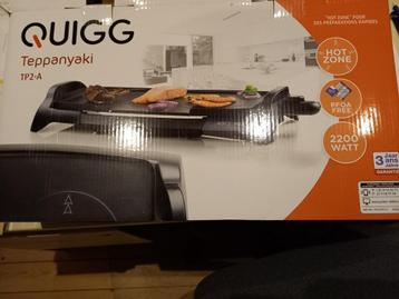 Teppanyaki Quigg, Electroménager, Appareils à gourmet, Enlèvement ou Envoi, Comme neuf, 4 à 7 personnes