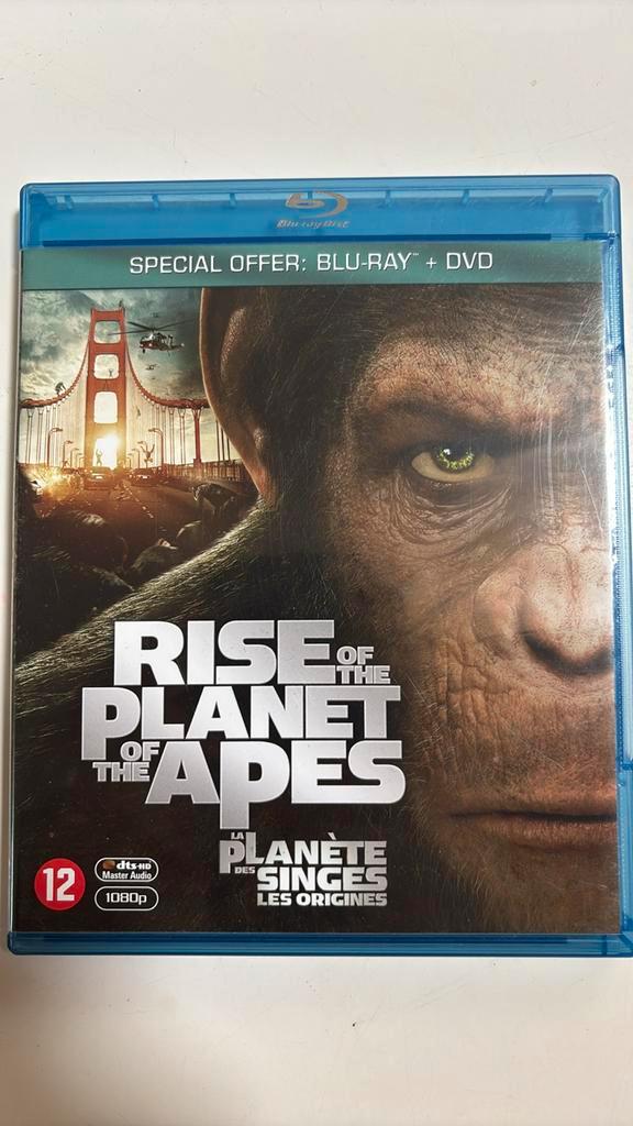 Blu-ray + DVD La Planète des Singes : Les Origines, Cd's en Dvd's, Blu-ray, Zo goed als nieuw, Ophalen of Verzenden