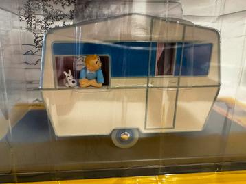 Kuifje auto 1:24 de caravan uit de  zwarte rotsen nr 51 beschikbaar voor biedingen