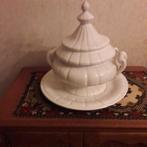 soep terrine  pollepel en onder schaal wit, Enlèvement, Neuf