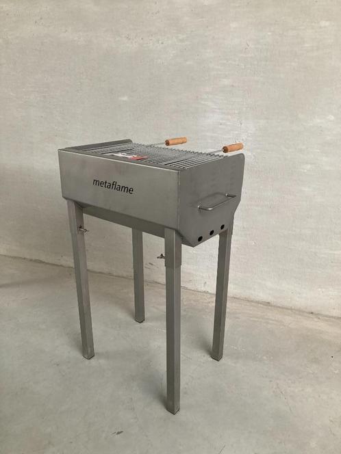 Professionele RVS-BBQ-Metaflame, Tuin en Terras, Houtskoolbarbecues, Nieuw, Ophalen of Verzenden