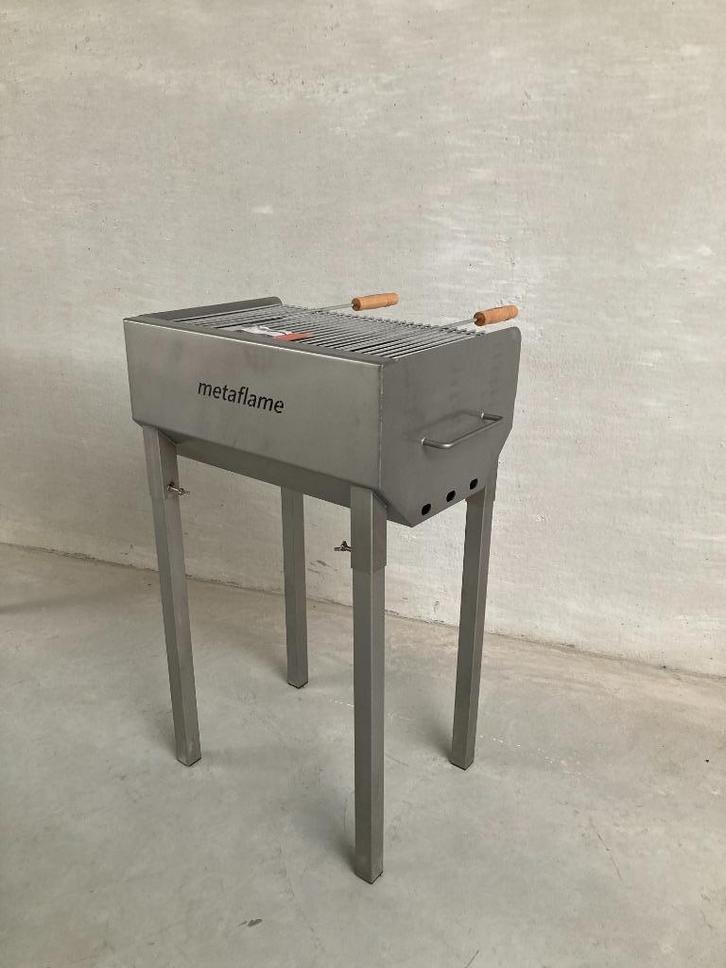 Professionele RVS-BBQ-Metaflame, Tuin en Terras, Houtskoolbarbecues, Nieuw, Ophalen of Verzenden