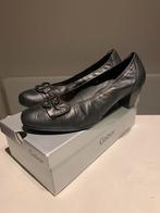 Escarpins Gabor en cuir noir à boucle, Enlèvement ou Envoi, Comme neuf, Escarpins