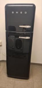 Koelkast SMEG zwart prima staat, Elektronische apparatuur, Koelkasten en IJskasten, Ophalen, Zo goed als nieuw