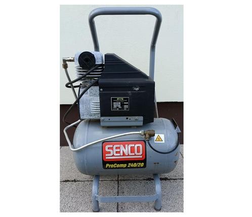 2 Compressoren 7bar / Senco 20l zonder olie, Doe-het-zelf en Bouw, Compressors, Zo goed als nieuw, 6 tot 10 bar, Minder dan 25 liter