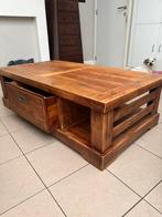 Table bois exotique, Maison & Meubles, Enlèvement, Comme neuf