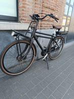 Retro elektrische herenfiets, Fietsen en Brommers, Elektrische fietsen, Ophalen, Zo goed als nieuw