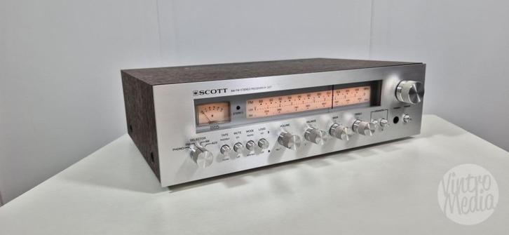 Scott R 307 Versterker | Receiver | Vintage | Phono | Stereo, Audio, Tv en Foto, Stereoketens, Refurbished, Tuner of Radio, Overige merken