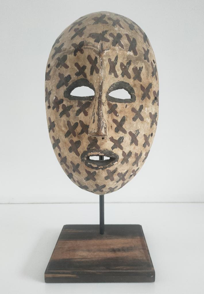 R.D. CONGO/OUD MASKER + BASIS, Antiek en Kunst, Kunst | Niet-Westerse kunst, Ophalen