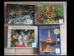 4 leuke volledige puzzels van 1000 stukjes, Ophalen of Verzenden, 500 t/m 1500 stukjes, Legpuzzel