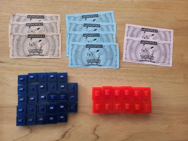 Billets de banque Monopoly Pokémon + maisons, Hobby en Vrije tijd, Gezelschapsspellen | Bordspellen, Gebruikt, Ophalen